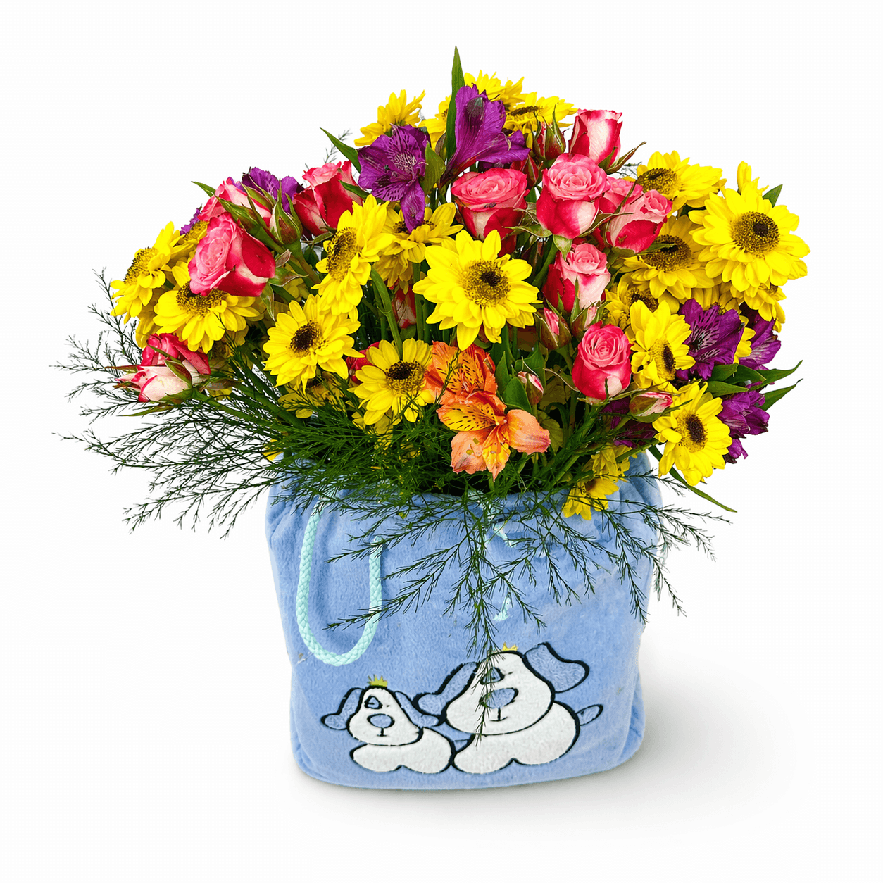 Centro de Flores Variadas