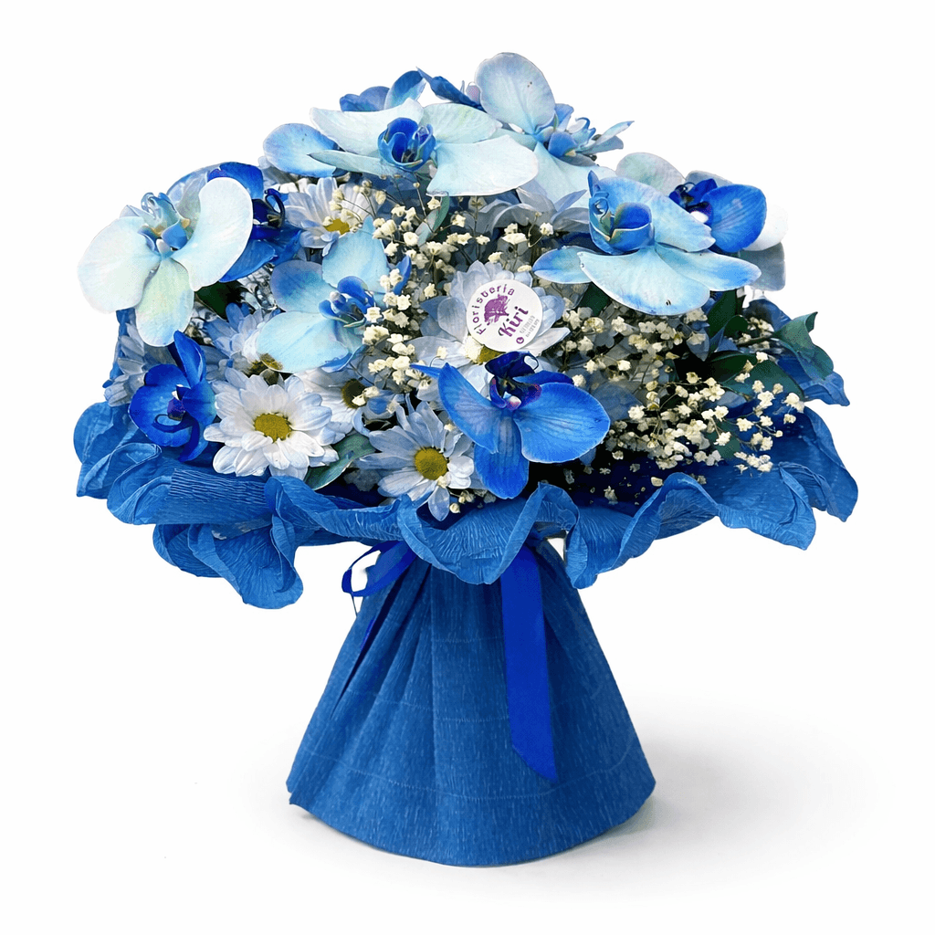 Ramo de Orquídeas Azules